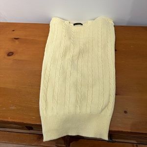 yellow men long sleeve sweater